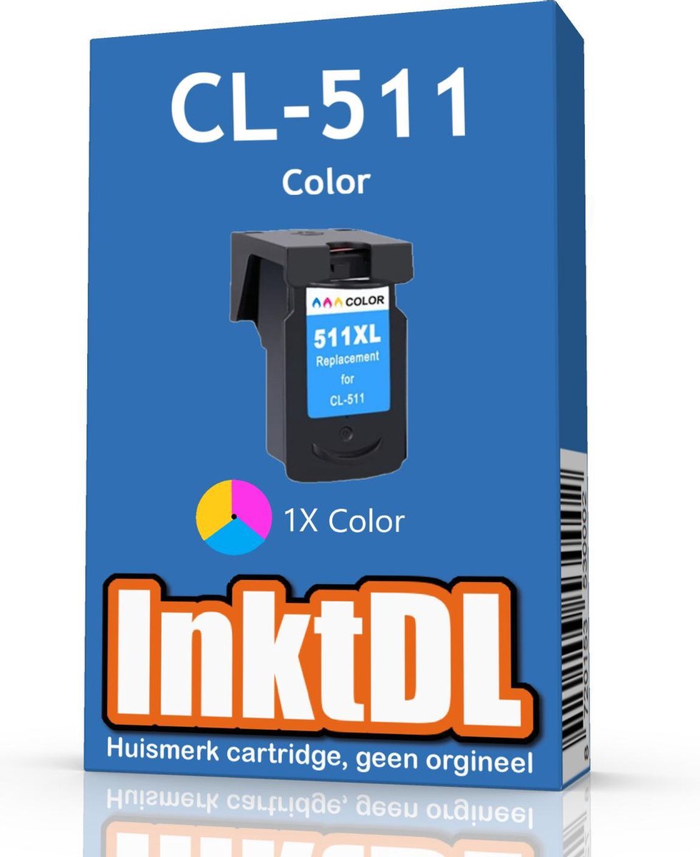 INKTDL inktcartridge voor Canon | CL-511 Color